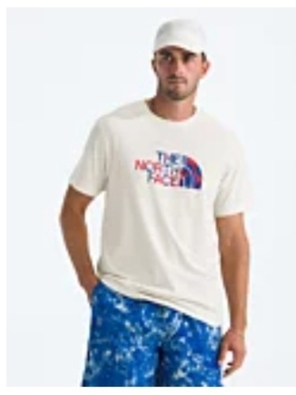 The North Face Men's USA Short-Sleeve T-Shirt Size L Color White